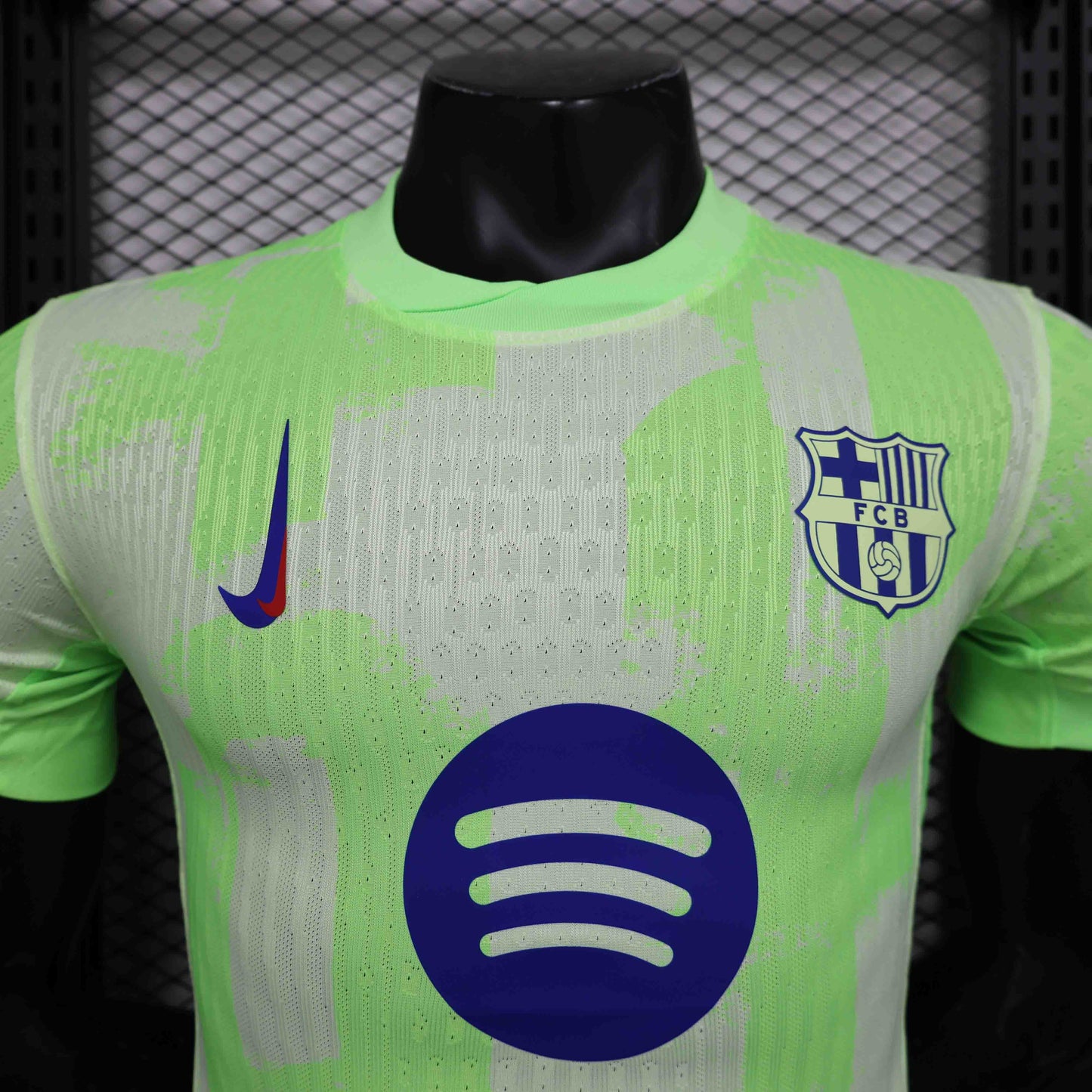 Camisola FC Barcelona 2024-25 Alternativa Verde Versão Jogador