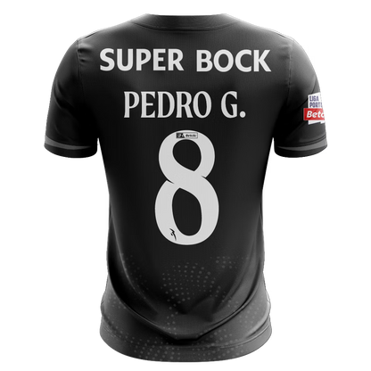 Camisola SCP 2025-26 Alternativa Preta Versão Adepto PEDRO G. #8