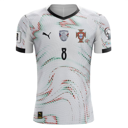 Camisola Portugal 2025 Alternativa Versão Adepto B. FERNANDES #8