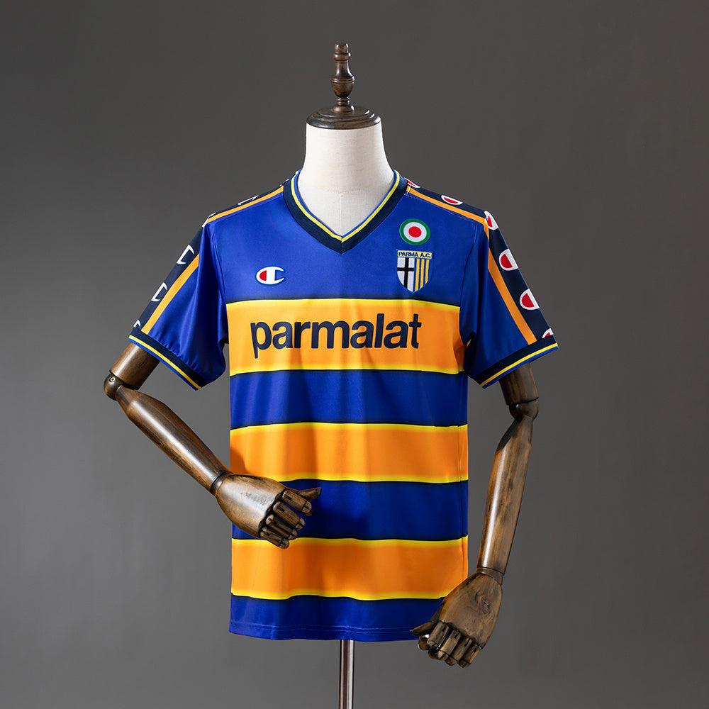 Camisola Parma Calcio 2002-03 Principal Versão Adepto