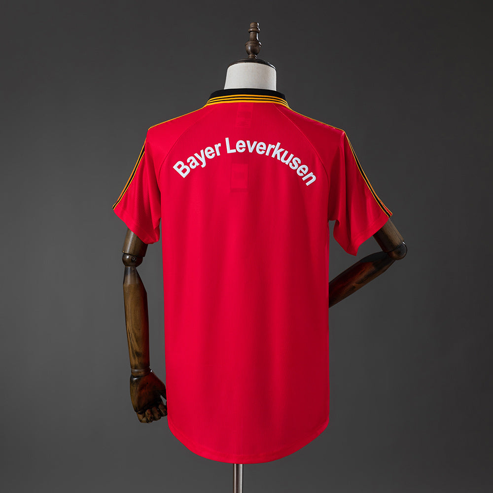 Camisola Bayer 04 Leverkusen 1999-00 Principal Versão Adepto