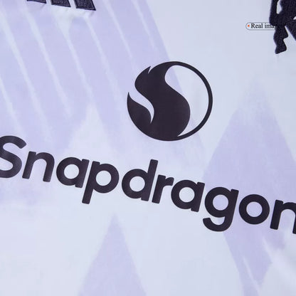 Camisola M-United 2025-26 Alternativa Branca Versão Adepto B.FERNANDES #8