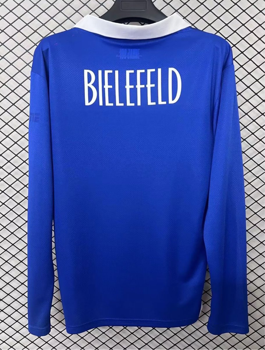 Camisola Manga Comprida Arminia Bielefeld 2025-26 Edição 100º Aniversario Versão Adepto