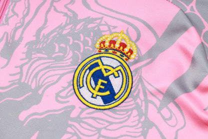 Fato de Treino Real Madrid CF 2024-25 - Camisola com Fecho