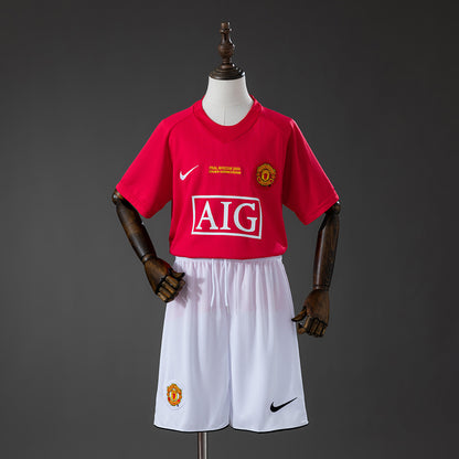 Kit Criança M-UNITED 2007-08 Principal Final UCL