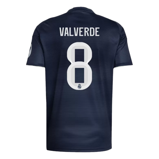 Camisola Real Madrid CF 2025-26 Alternativa Azul Escura Versão Adepto VALVERDE #8