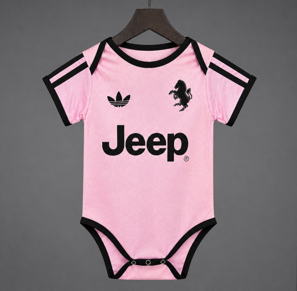 Body Bebé Juventus FC 2026-27 Alternativo Rosa