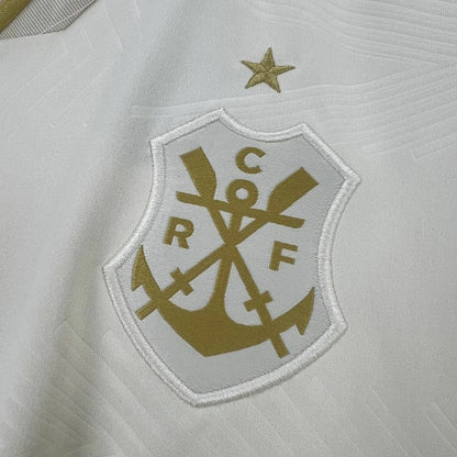 Manga Cava CR Flamengo 2025-26 Alternativa Amarela