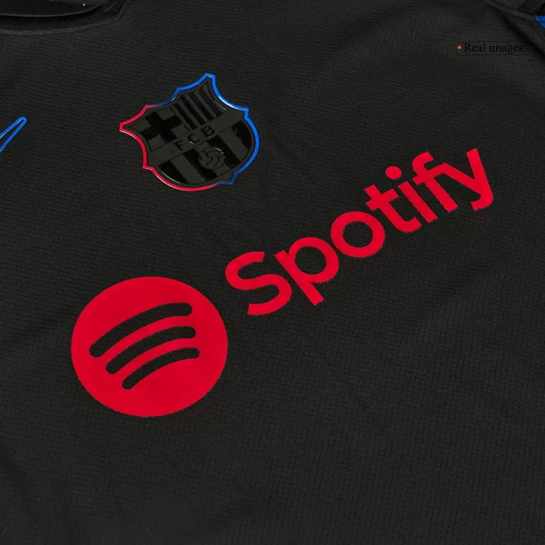 Camisola FC Barcelona 2024-25 Alternativa Preta Versão Adepto RAPHINHA #11