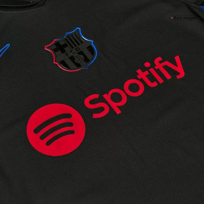 Camisola FC Barcelona 2024-25 Alternativa Preta Versão Adepto RAPHINHA #11