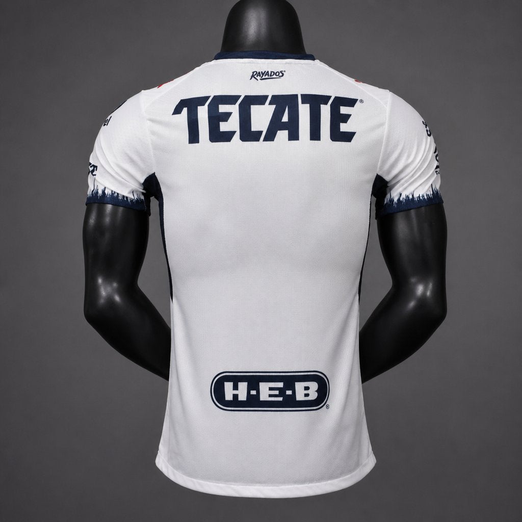 Camisola CF Monterrey 2026-27 Alternativa Branca Versão Jogador