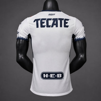 Camisola CF Monterrey 2026-27 Alternativa Branca Versão Jogador