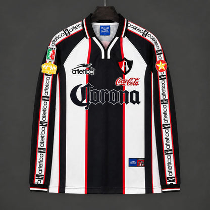 Camisola Manga Comprida Atlas FC 1999-00 Alternativa Riscas Versão Adepto