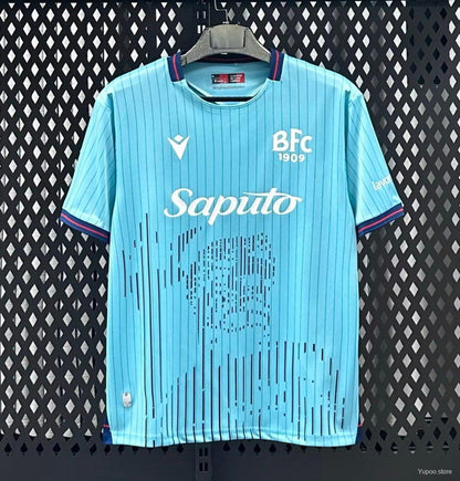 Camisola Bologna 2025-26 Alternativa Azul Versão Adepto