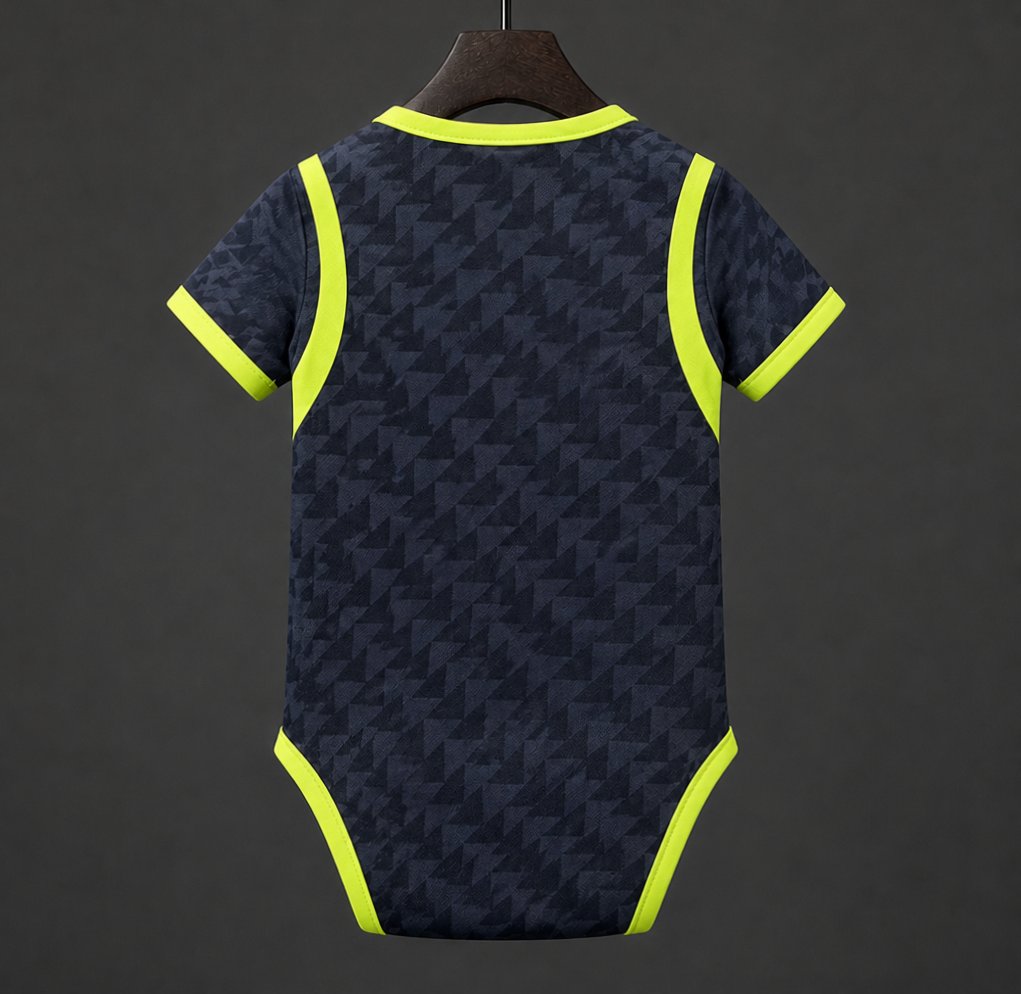 Body Bebé Atletico Madrid 2026-27 Alternativo Preto