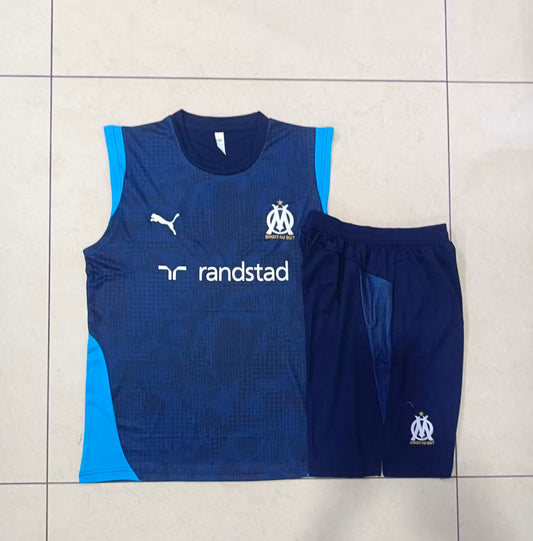 Kit Treino Manga Cava Olympique Marselha 2025-26