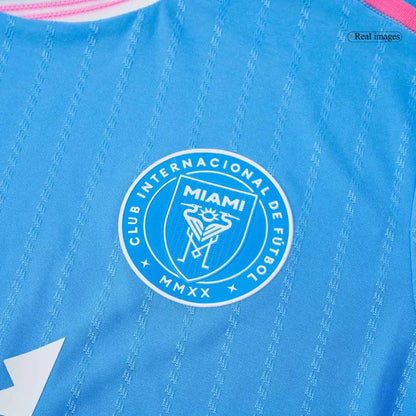 Camisola Inter Miami CF 2025-26 Alternativa Azul Versão Adepto