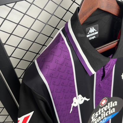 Camisola Real Valladolid CF 2025-26 Alternativa Preta Versão Adepto