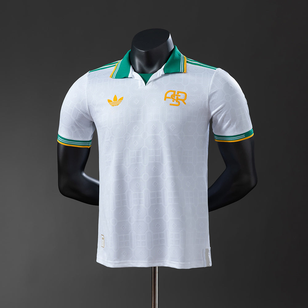Camisola AS Roma 2025-26 Alternativa Branca Versão Jogador