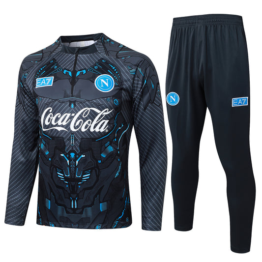 Fato de Treino Napoles 2025-26 - Camisola com Fecho