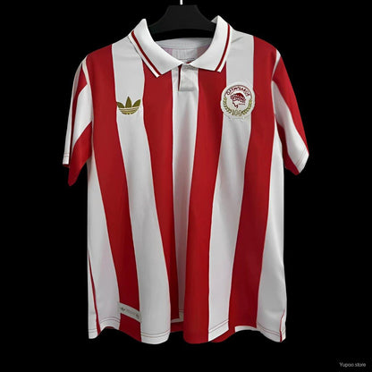 Camisola Olympiacos 2024-25 Edição Especial 100º Aniversário Versão Adepto