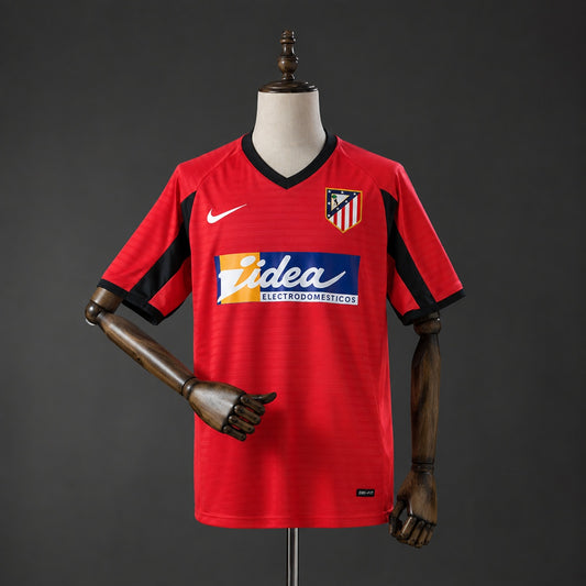 Camisola Atletico Madrid 2001-02 Alternativa Vermelha Versão Adepto