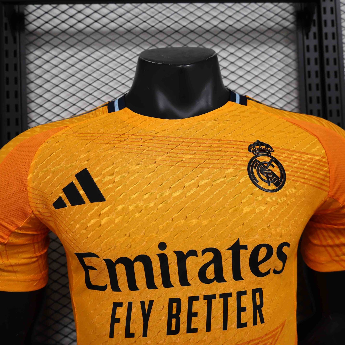 Camisola Real Madrid CF 2024-25 Alternativa Laranja Versão Jogador