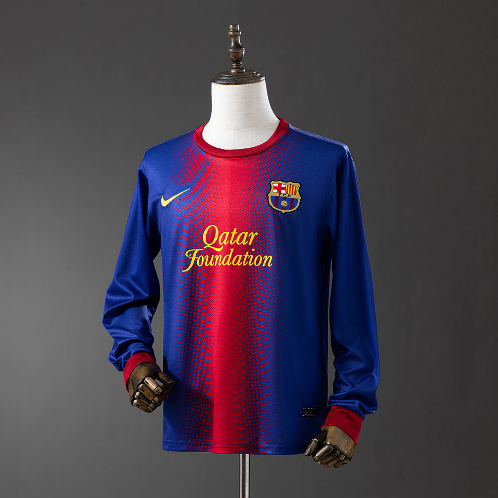 Camisola Manga Comprida FC Barcelona 2012-13 Principal Versão Adepto