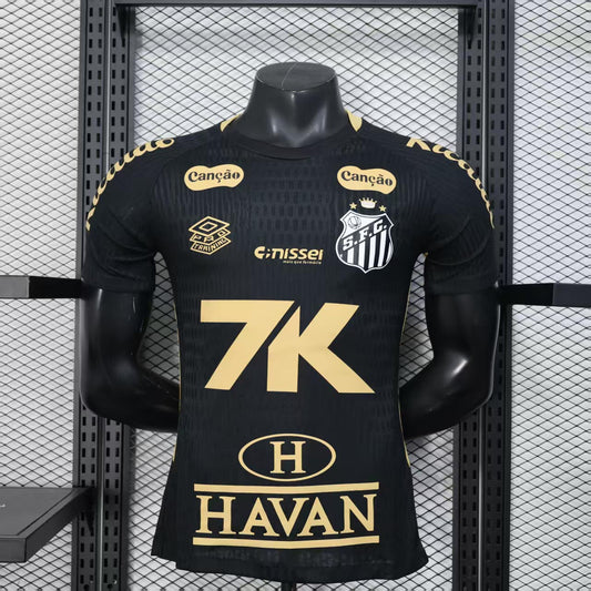Camisola Santos FC 2025-26 Edição Especial Versão Jogador Todos Patrocinadores
