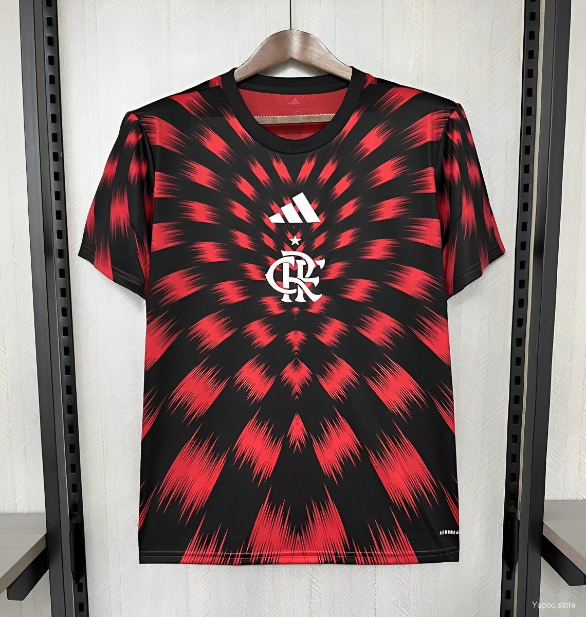 Camisola CR Flamengo 2025-26 Pre-Match Versão Adepto