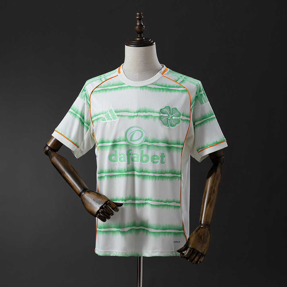 Camisola Celtic FC 2025-26 Alternativa Branca Versão Adepto