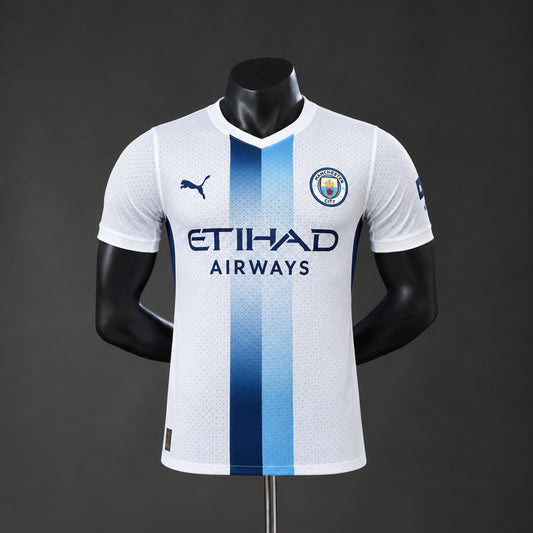 Camisola MCI 2026-27 Alternativa Branca Versão Jogador