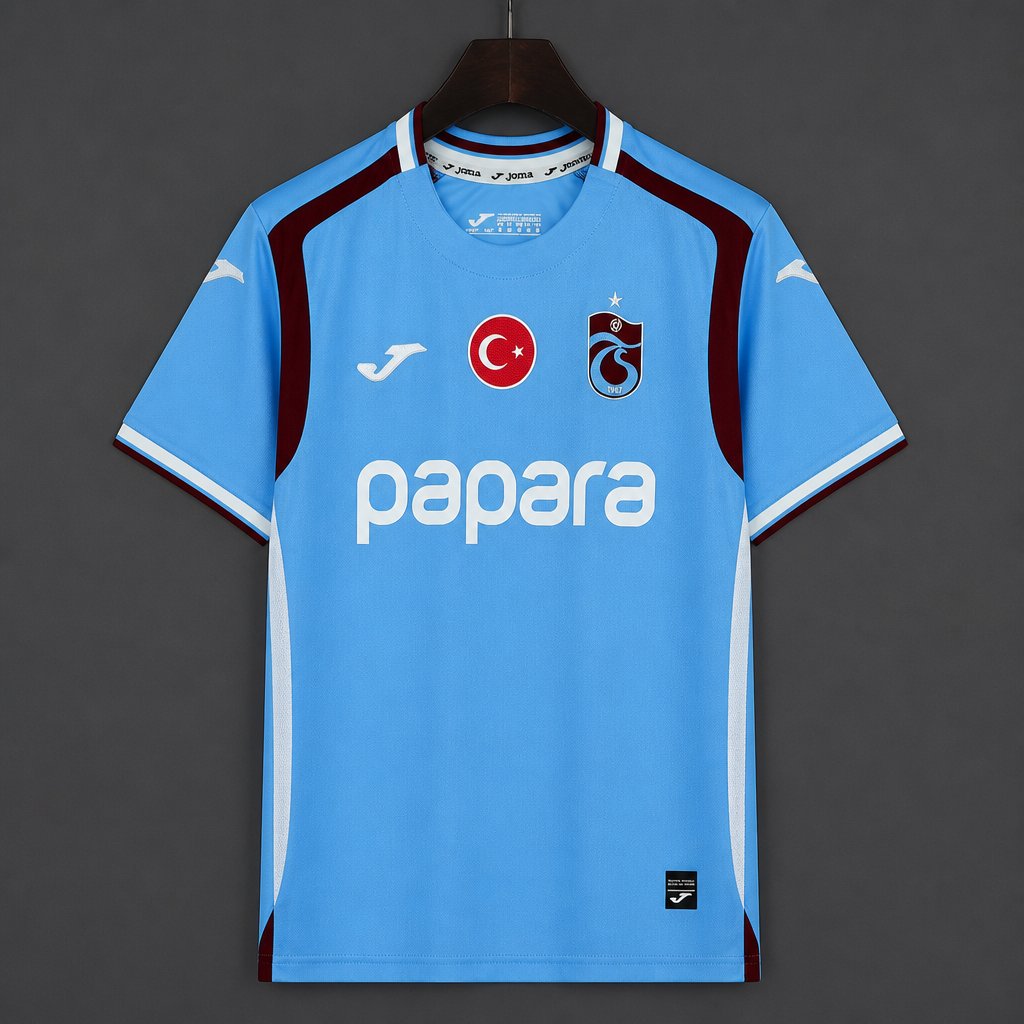 Camisola Trabzonspor 2026-27 Alternativa Azul Versão Adepto