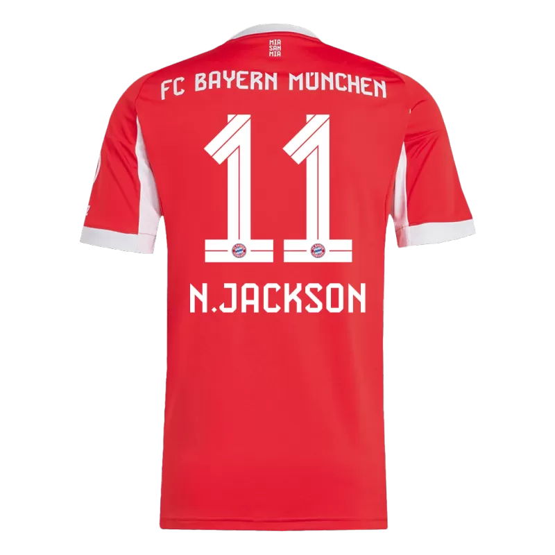 Camisola FC Bayern Munique 2025-26 Principal Versão Adepto N.JACKSON #11