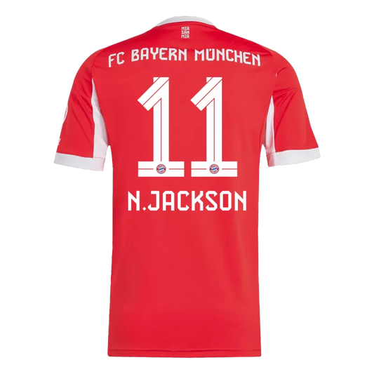 Camisola FC Bayern Munique 2025-26 Principal Versão Adepto N.JACKSON #11