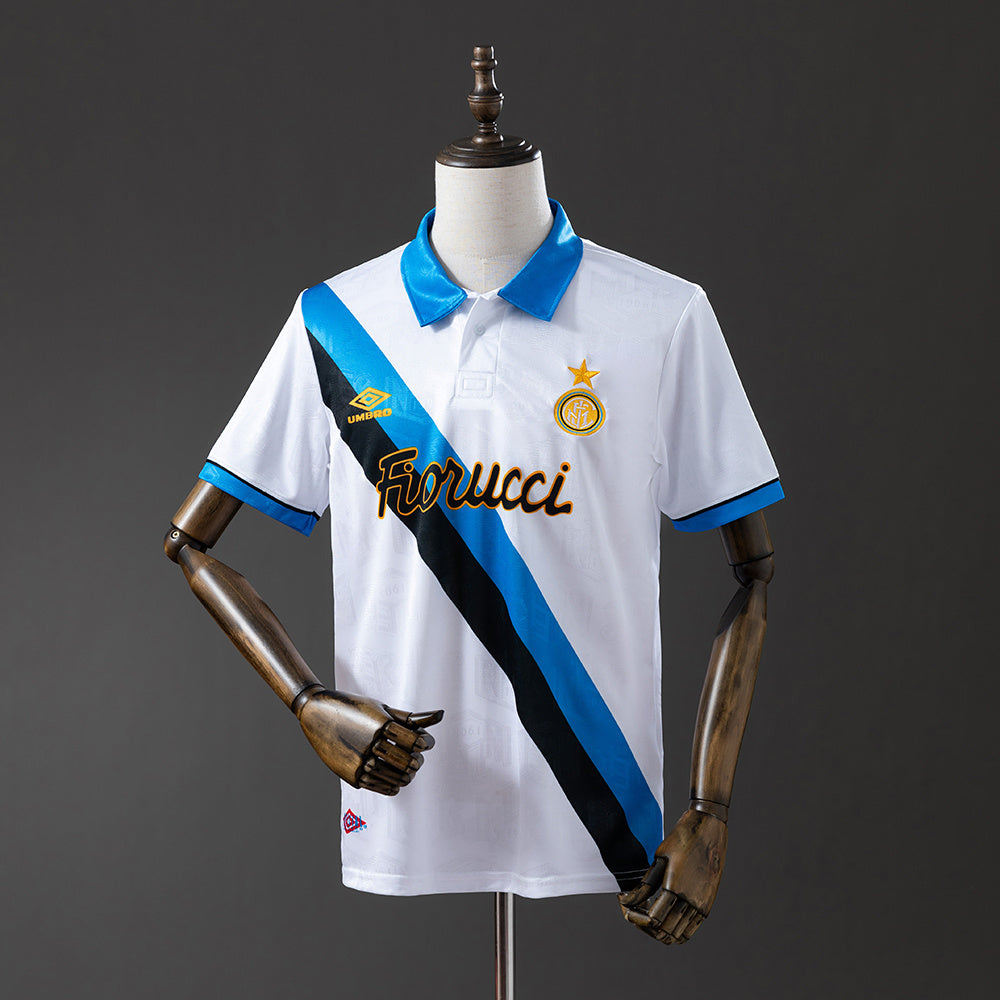 Camisola Inter Milão 1994-95 Alternativa Branca Versão Adepto
