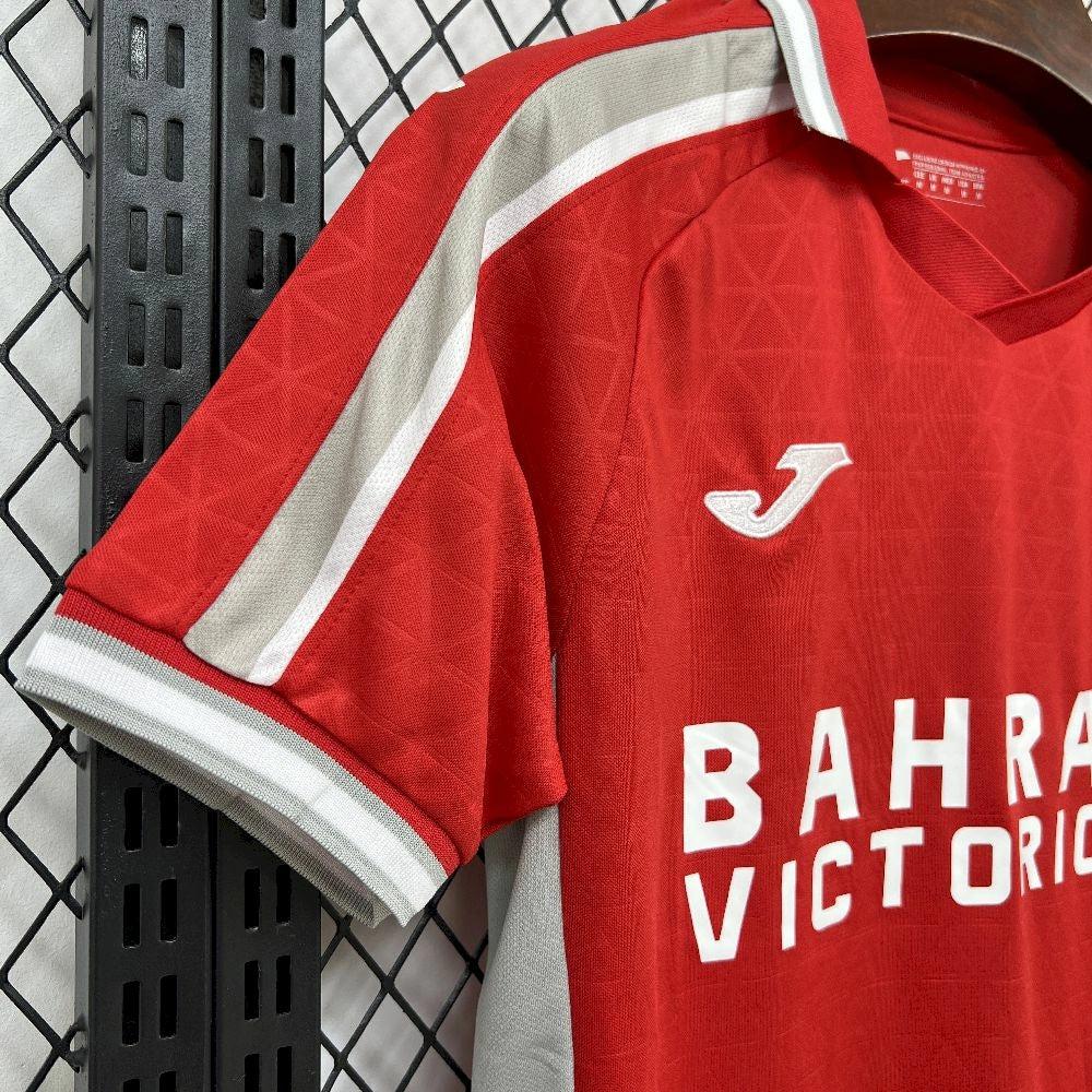 Camisola Cordoba CF 2025-26 Alternativa Vermelha Versão Adepto