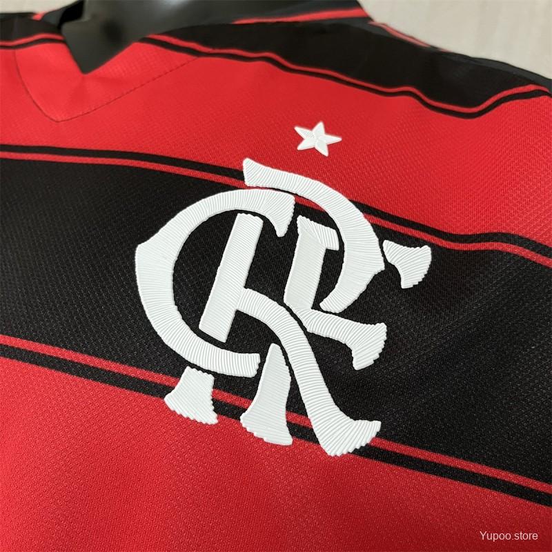 Camisola CR Flamengo 2025-26 Principal Lisa Versão Jogador
