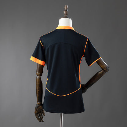 Camisola SC Corinthians 2025-26 Alternativa Preta/Laranja Versão Mulher
