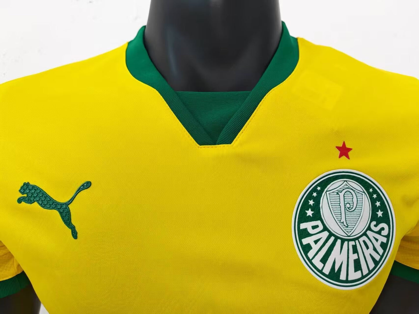 Camisola SE Palmeiras 2025-26 Alternativa Amarela Versão Jogador