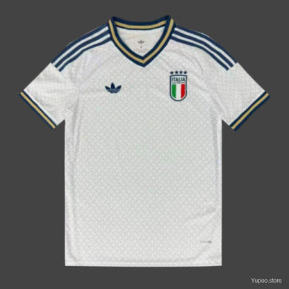 Camisola Italia 2025 Alternativa Branca Versão Adepto