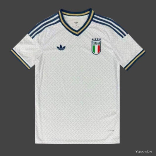 Camisola Italia 2025 Alternativa Branca Versão Adepto