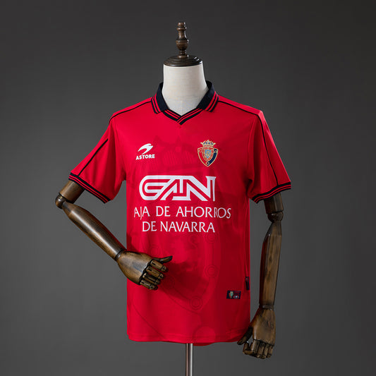 Camisola CA Osasuna 1998-99 Principal Versão Adepto
