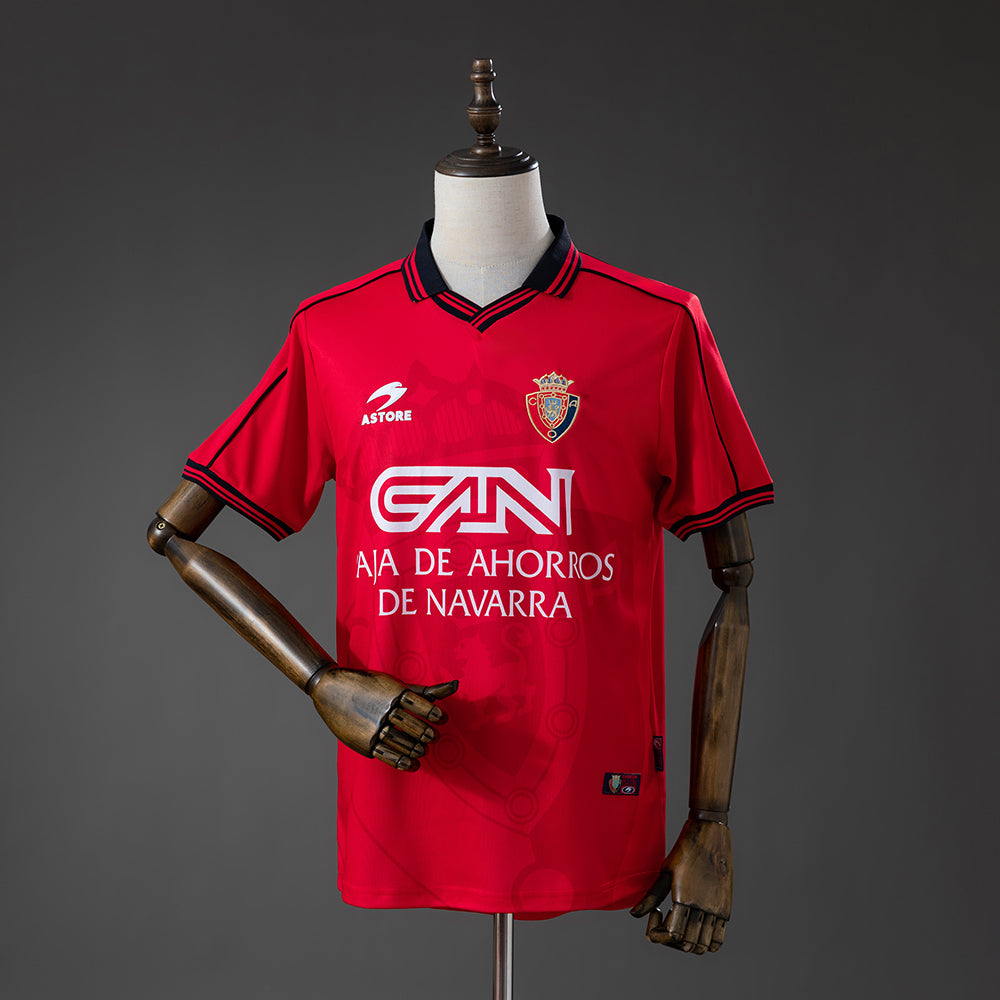 Camisola CA Osasuna 1999-00 Principal Versão Adepto