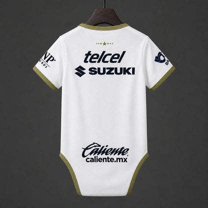 Body Bebé UNAM Pumas 2026-27 Alternativo Branco