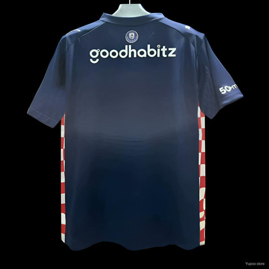 Camisola PSV Eindhoven 2025-26 Alternativa Azul Versão Adepto