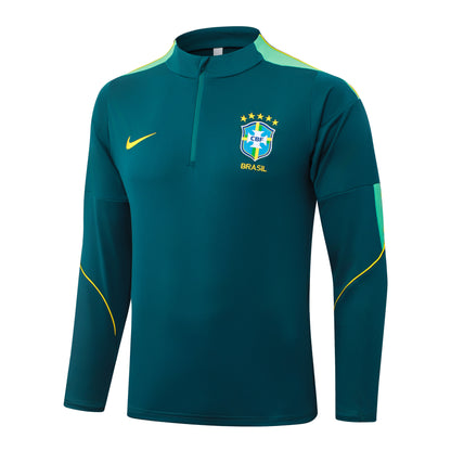 Fato de Treino Brasil 2026 - Camisola com Fecho