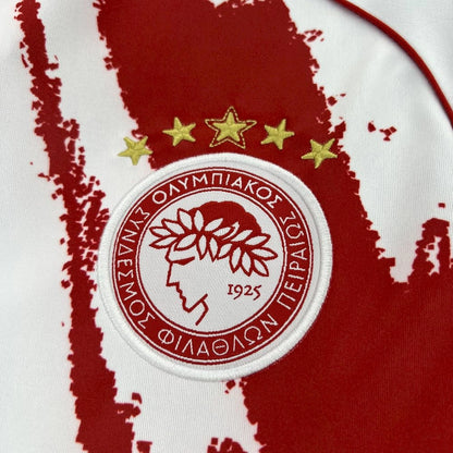 Camisola Olympiacos 2025-26 Alternativa Branca Versão Adepto