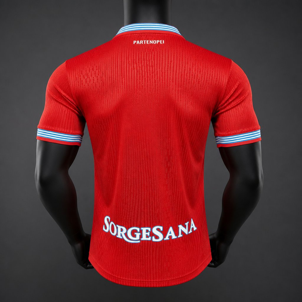 Camisola Napoles 2026-27 Alternativa Vermelha Versão Jogador