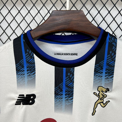 Camisola Atalanta BC 2025-26 Alternativa Branca Versão Adepto